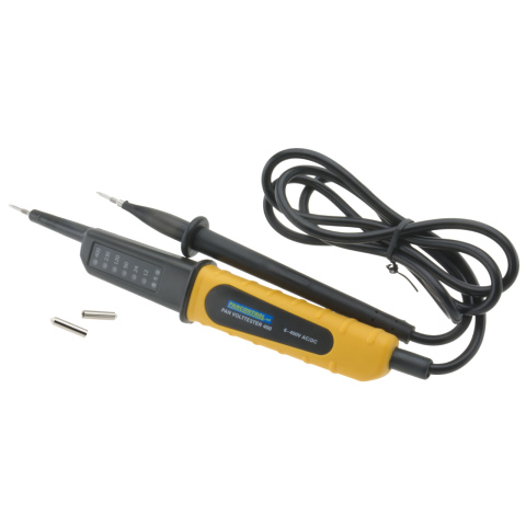 2-polige spanningzoeker 6-400V LED display (1x)