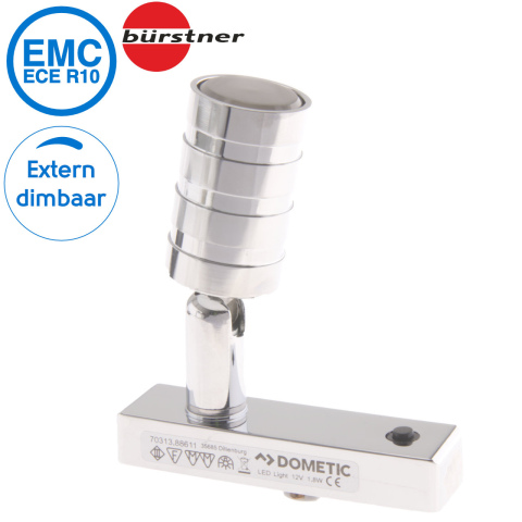 BBAtechniek artnr. 20203 - Dometic LED railspot Lisa 12V 1.5W (1x)