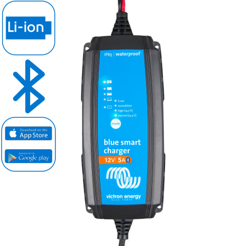 BBAtechniek artnr. 38327 - Victron Blue Smart IP65 acculader 12/5(1) (1x)