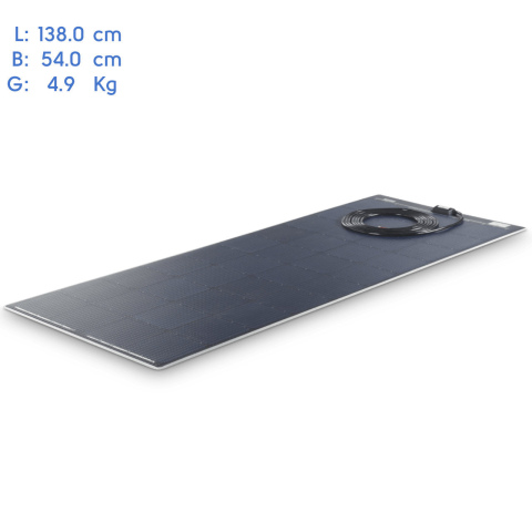 BBAtechniek artnr. 39015 - 150WP 138x54cm Flat Light Büttner zonnepaneel (1x)