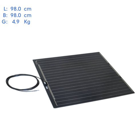 BBAtechniek artnr. 39016 - 170WP 98x98cm Flat Light Q Büttner zonnepaneel(1x)