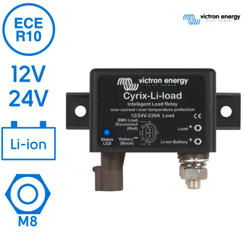 BBAtechniek artnr. 38328 - Victron Cyrix-Lithium load relais 12/24V-230A (1x)