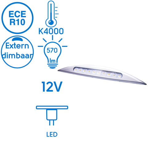 BBAtechniek artnr. 65518 - Rome S LED voortent / luifellamp 12V  5W (1)
