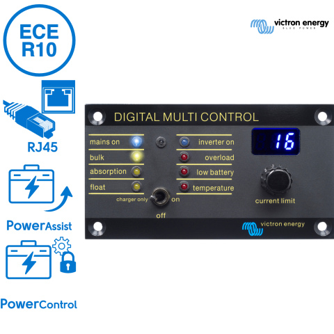 BBAtechniek artnr. 38212 - Victron digital multi control 200/200A (1x)