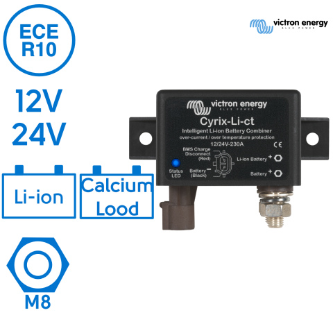 BBAtechniek artnr. 38331 - Victron Cyrix Li-CT relais 12/24V 230A (1x)