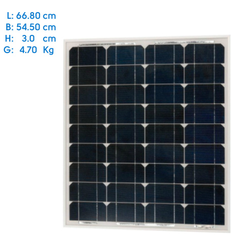 BBAtechniek artnr. 90039 - 55Wp 54.5x66.8x2.5cmVictron BlueSolar mono (1x)