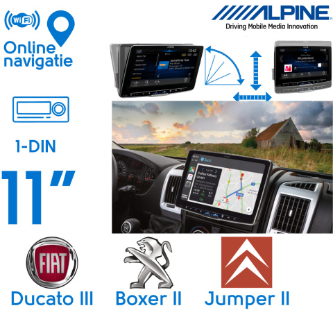BBAtechniek artnr. 8715 - Ducato Boxer Jumper mediastation