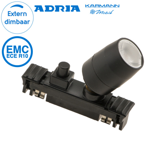 BBAtechniek artnr. 65565 - Rialto B LED spot met schakelaar 12V 1W (1x)