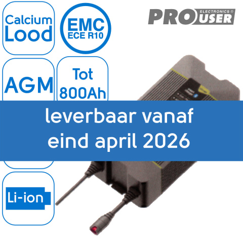BBAtechniek artnr. 9841 - 12V 40Ah Pro-User intelligente acculader IBC40 1x)