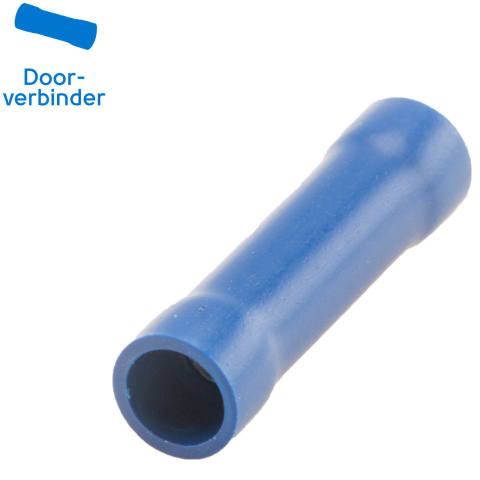 BBAtechniek artnr. 11269 - Doorverbinder Ø4.5mm blauw (1000x)