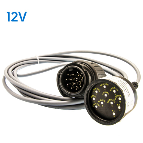 BBAtechniek artnr. 15781 - Universele 13-polige stekkerdoos tester (1x)