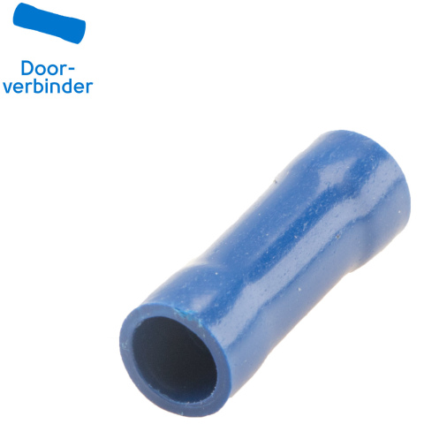 BBAtechniek artnr. 11265 - Doorverbinder Ø2.3mm blauw (100x)