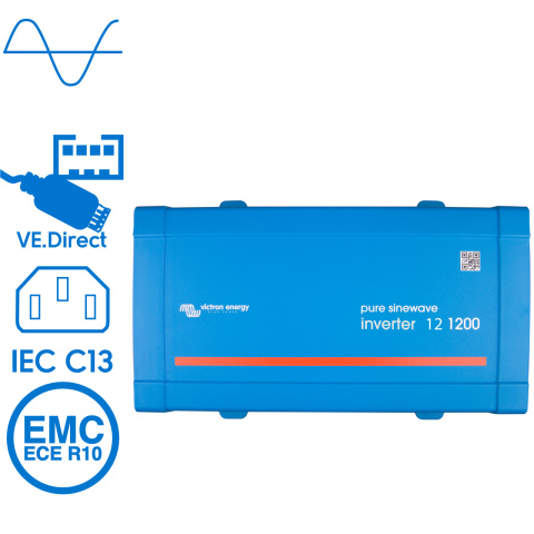BBAtechniek artnr. 90031 - Victron Phoenix omvormer 12/1200 VE.Direct IEC(1x)