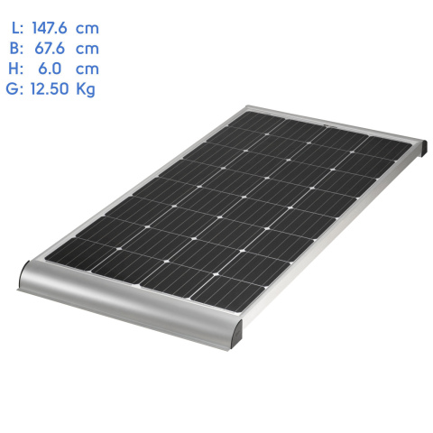 BBAtechniek artnr. 57067 - 150WP 147.6x67.6x6cm zonnepaneel (1x)