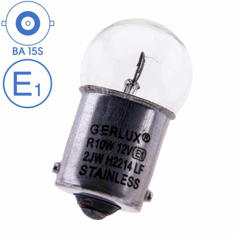 BBAtechniek artnr. 16363 - BA15S 12V 10W BS245 lamp (10x)