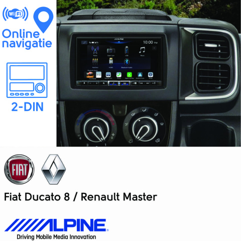 BBAtechniek artnr. 8663 - 7” iLX-705D Alpine style navigatie 2DIN (1x)
