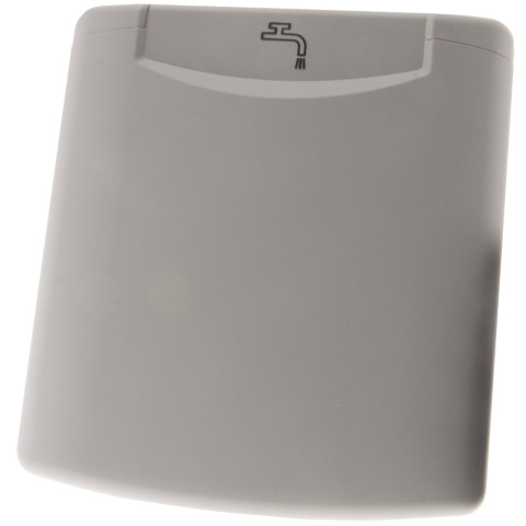 Losse klep water icoon licht grijs (1x)