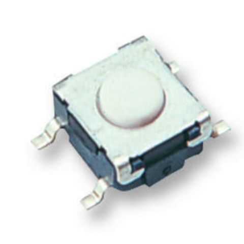 BBAtechniek artnr. 60396 - Minidruktoets SMD 4.3mm 160gf 50mA at 24VDC (1x)