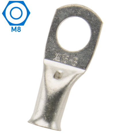 BBAtechniek artnr. 13036 - 16mm² M8 gesloten kabeloog (50x)