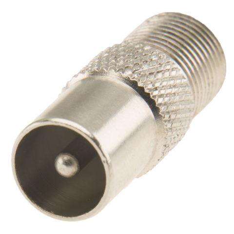 F-connector female BBA - IEC male adapter (10x)