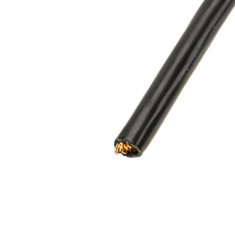 BBAtechniek artnr. 66222 - Kabel 6.0mm2 zwart (100m)