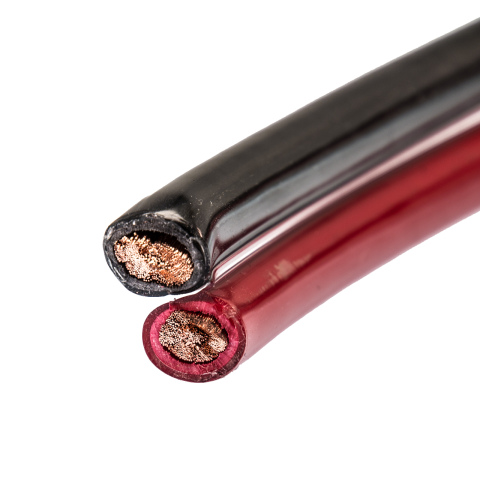 BBAtechniek artnr. 66237 - Kabel 2-aderig 2x25mm2 rood/zwart Twinflex (1m)