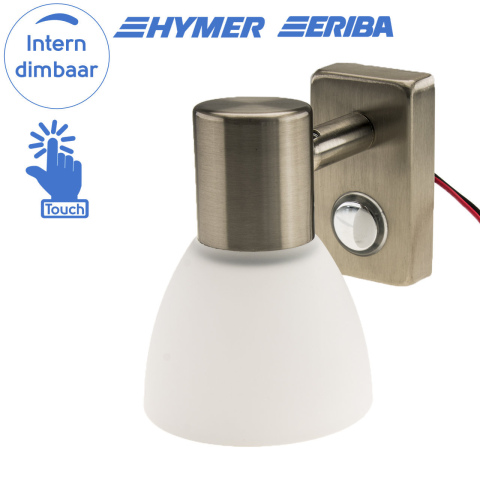 Faretto PowerLED 12V 3W 3000K geborsteld alu (1x)