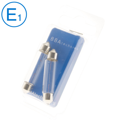 BBAtechniek artnr. 17579 - 12V 10W BS265 11x43mm buislamp (2x)