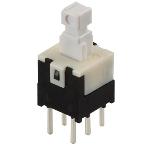 BBAtechniek artnr. 23011 - Drukschakelaar, 6x6mm DPDT (1x)