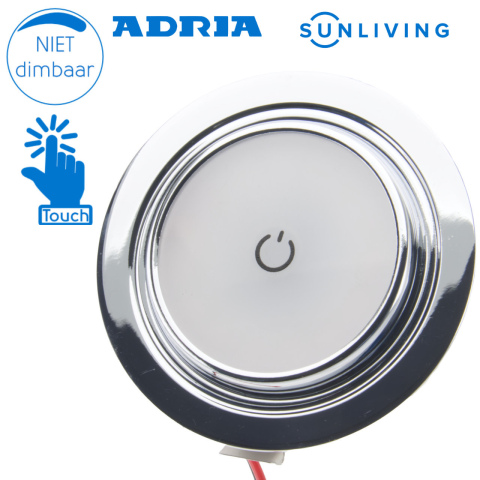 BBAtechniek artnr. 65573 - L’Aquila LED kantelbare inbouwspot 12V 1.2W (1x)