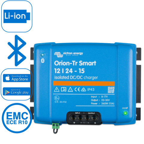 BBAtechniek artnr. 8600 - Victron Orion-Tr Smart 12/24-15A 360W (1x)