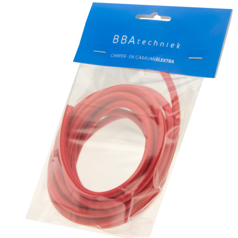 10.0mm2 kabel flexibel rood (3m)