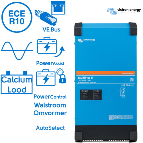 BBAtechniek artnr. 38314 - Victron MultiPlus-II 12/3000/120-32 230V (1x)