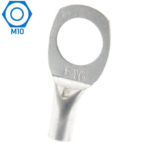 BBAtechniek artnr. 12961 - 6mm2 M10 gesloten kabeloog (25x)