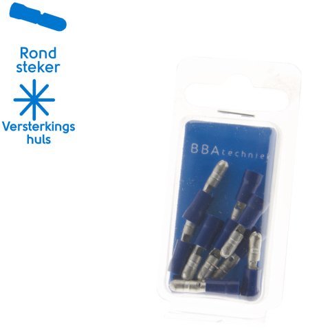BBAtechniek artnr. 17483 - Rondsteker Ø4mm* blauw (10x)