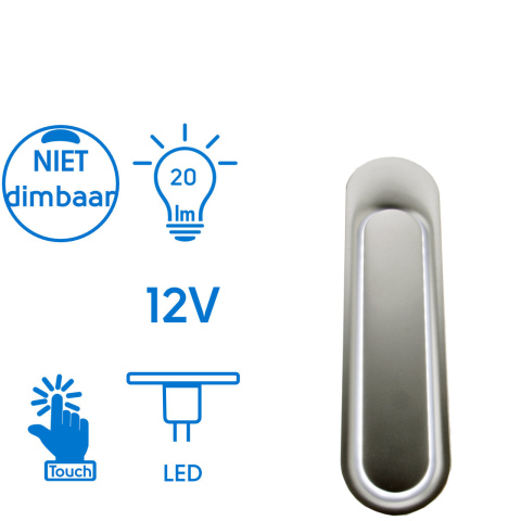 BBAtechniek artnr. 45139 - Palermo handgreep LED verlichting 12V 3W (1x)