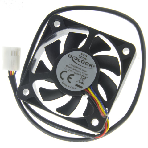 BBAtechniek artnr. 60405 - 12V 50x50x10mm ventilator met Vapo lager(1x)