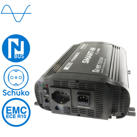 BBAtechniek artnr. 57023 - NDS SPB-1500-I inverter 12V 1500W IVT functie (1x)