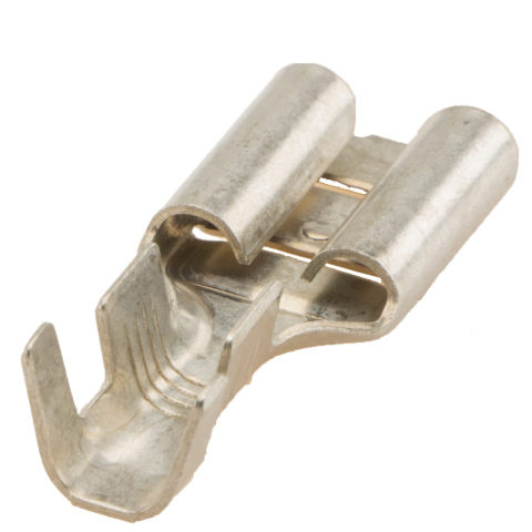 BBAtechniek artnr. 12060 - Vlakstekerhuls vertind 9.5 2.5-6.0mm² (100x)