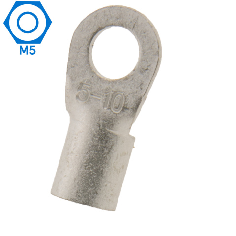 BBAtechniek artnr. 17485 - 10mm2 M5 open kabeloog (25x)