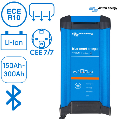 Victron Blue Smart IP22 Acculader 12/30 (3) (1x)