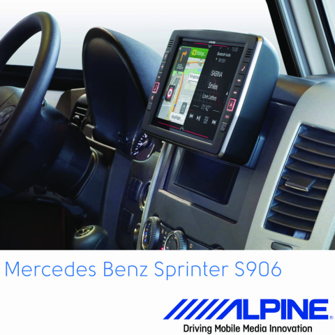 BBAtechniek artnr. 8621 - 9” X903D-S906 Alpine style Mercedes Sprinter (1x)