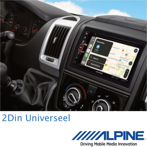6.5” Alpine INE-W611D geavanceerde navigatie (1x)
