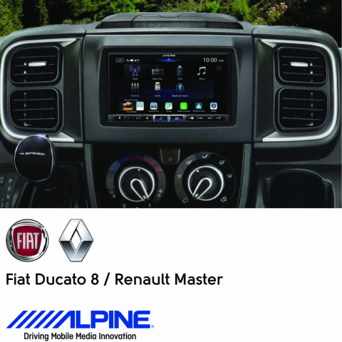 BBAtechniek artnr. 8663 - 7” iLX-705D Alpine style navigatie (1x)