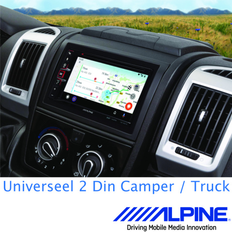 BBAtechniek artnr. 8675 - Alpine INE-W611DC camper & truck navigatie (1x)