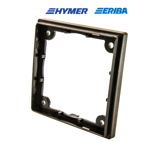 BBAtechniek artnr. 45048 - Afstandsraam 1-vak laag zwart S20.000 (1x)