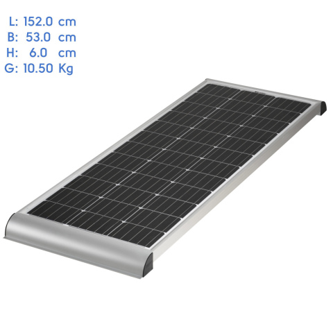 BBAtechniek artnr. 57071 - 120WP 152x53x6cm zonnepaneel (1x)