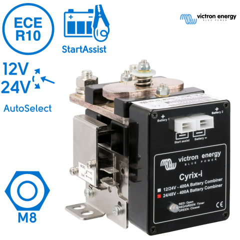 BBAtechniek artnr. 38227 - Victron Cyrix-i 12/24V 400A intelligent relais (1x