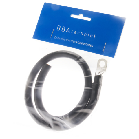 BBAtechniek artnr. 8939 - 35mm2 accu kabel flexibel zwart (0.5m )