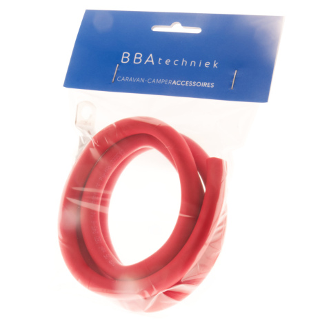BBAtechniek artnr. 8942 - 35mm2 accu kabel flexibel rood (1.0m)